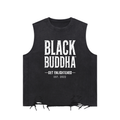 Snow Washed Raw-Hem Tank Top