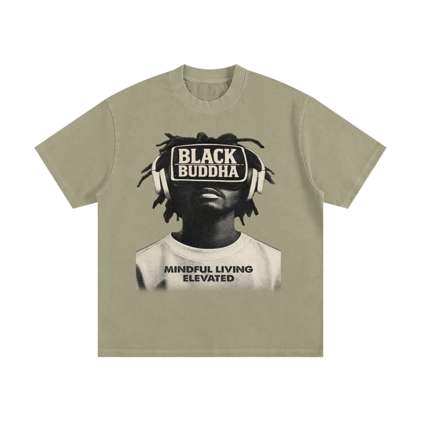 Heavyweight Vintage Washed Frayed T-Shirt