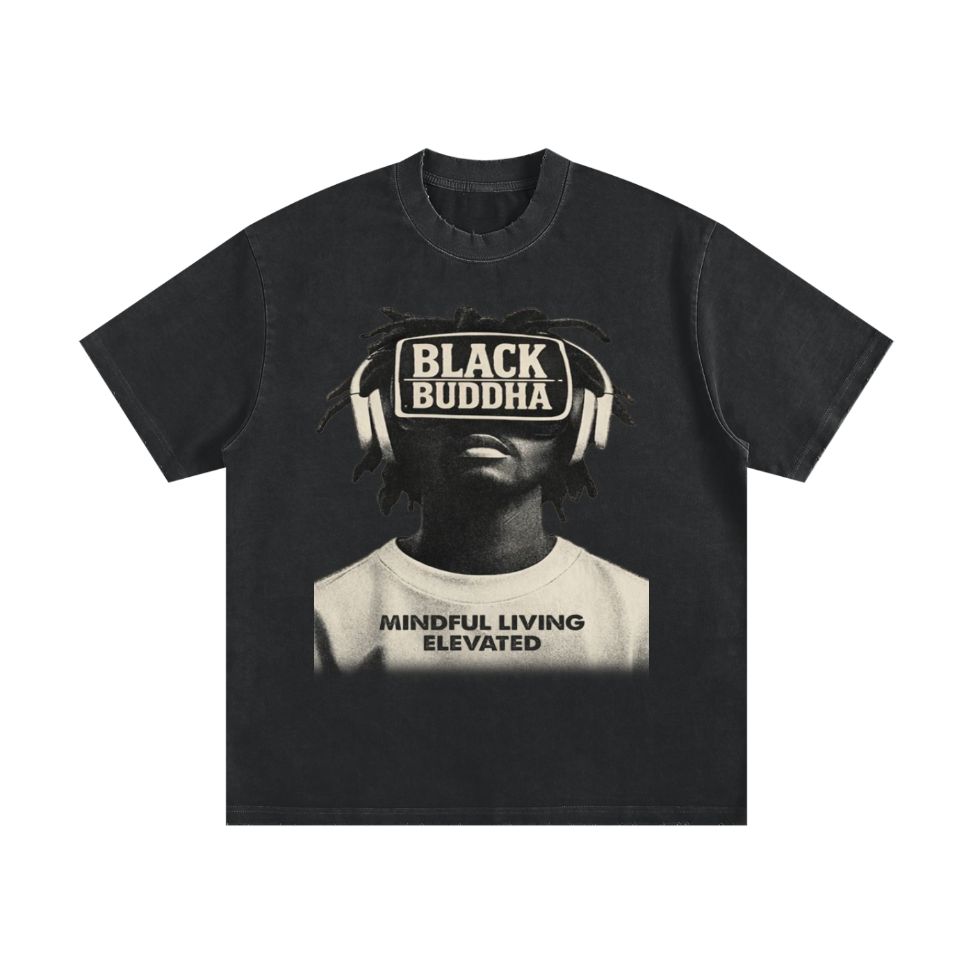 Heavyweight Vintage Washed Frayed T-Shirt