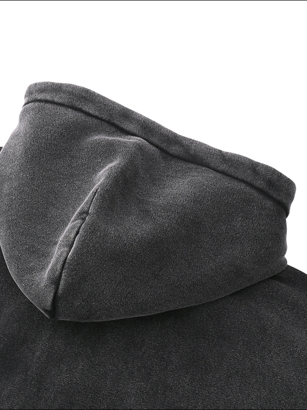 Zip -Through Boxy Fleece Hoodie